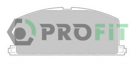 Колодки гальмівні дискові PROFIT 5000-0308 (фото 1)