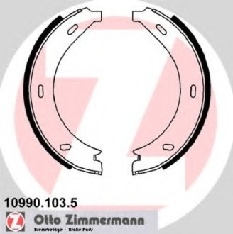 Колодки гальмівні Zimmermann Otto Zimmermann GmbH 10990.103.5