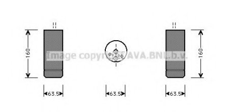Осушитель кондиц-ра - QUALITY COOLING AVA Cooling Systems BW D063 (фото 1)