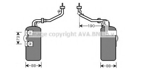Осушувач, Система кондиціонування повітря AVA Cooling Systems FDD387 (фото 1)