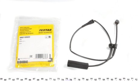 Сигнализатор, износ тормозных накладок, задняя ось TEXTAR 98019900
