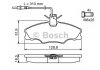 Комплект тормозных колодок, дисковый тормоз Bosch 0 986 424 227 (фото 8)