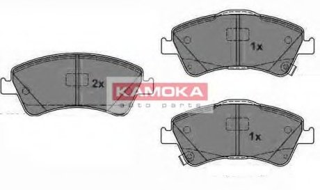 Колодки гальмівні перед. Toyota Auris 07'->;Corolla 07'-> Kamoka JQ1018094 (фото 1)
