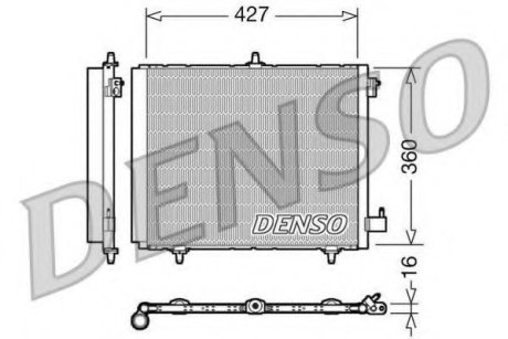 Конденсер кондиционера Denso DCN21009 (фото 1)