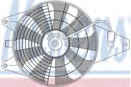 Вентилятор радіатора NIS Nissens 85375 (фото 1)