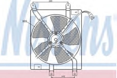 Вентилятор радіатора NIS Nissens 85356 (фото 1)