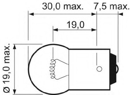 Лампа накаливания (в картоне)-R5W X10 ESSENTIAL VL VALEO 032219 (фото 1)