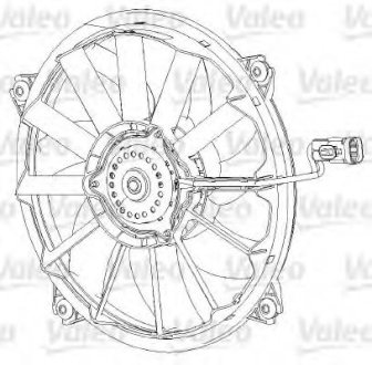 Вентилятор охлаждения радиатора VL VALEO 696091 (фото 1)