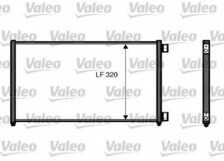 Радиатор кондиционера VL VALEO 818017