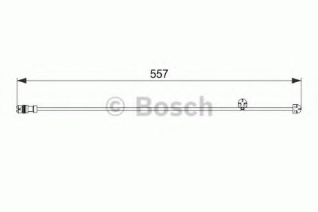 Датчик зносу гальмівних колодок 1 987 474 555 Bosch 1987474555 (фото 1)