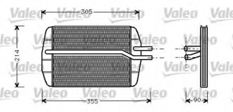 Радиатор отопителя салона VL VALEO 812272 (фото 1)