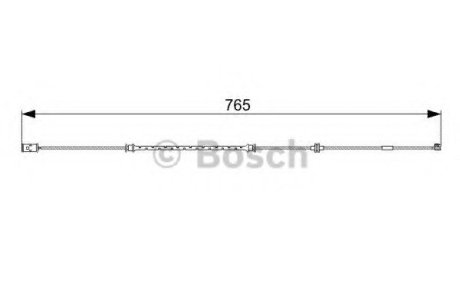 Датчик зносу гальмівних колодок Bosch 1987473018 (фото 1)