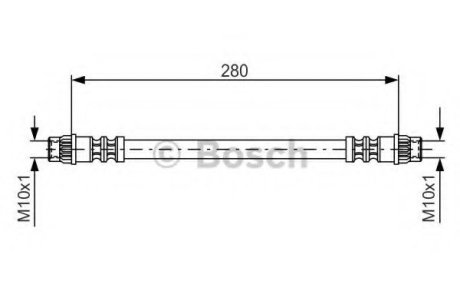 Гальмівний шланг Bosch 1987476517