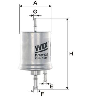 Фильтр топливный WIX = FN PP836/6 WIXFILTRON WF8325