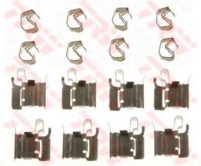 Комплектующие, колодки дискового тормоза TRW PFK587 (фото 1)