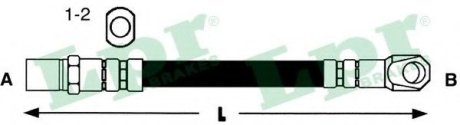Тормозной шланг LPR 6T46192 (фото 1)