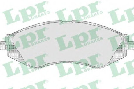 Тормозные колодки дисковые LPR 05P710