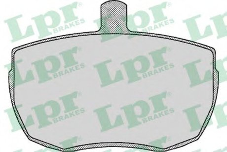 Тормозные колодки дисковые LPR 05P140