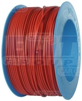 Одножильний кабель червоний (1 Шт=1 М) Cargo 190698 (фото 1)