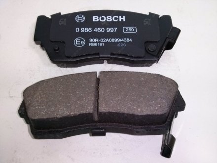 Комплект тормозных колодок, дисковый тормоз Bosch 0 986 460 997