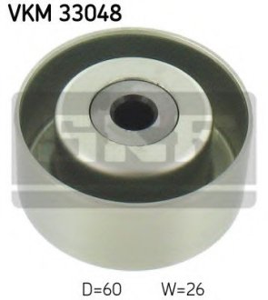 Паразитный / ведущий ролик, поликлиновой ремень SKF VKM 33048 (фото 1)