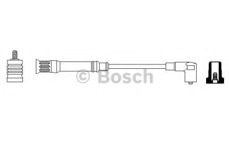 Комплект кабелей высоковольтных Bosch 0356912939 (фото 1)