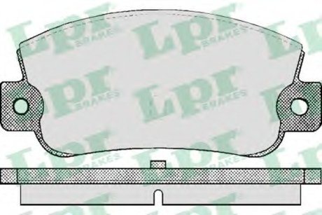 Тормозные колодки дисковые LPR 05P410