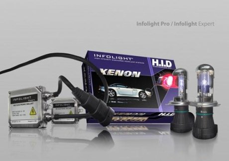 Біксенон. Установчий комплект Expert H4 H/L 4300K 35W Infolight (фото 1)