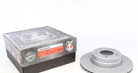 Диск тормозной (передний) BMW 5 (E60/E61) 03-10 (310x24) (с покрытием) (вент.) Otto Zimmermann GmbH 150.3402.20 (фото 1)