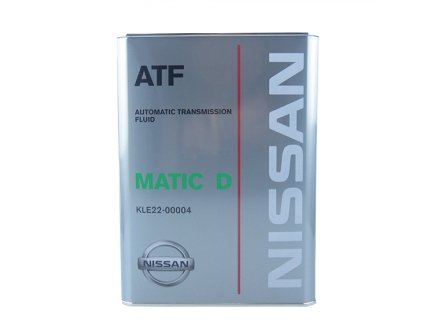 Олія трансмісійна nissan atf matic-d, 4л NISSAN Nissan/Infiniti KLE2200004