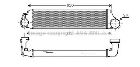 Інтеркулер - QUALITY COOLING AVA Cooling Systems BW 4282 (фото 1)