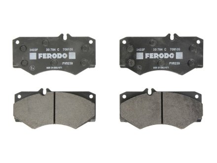 Тормозные колодки дисковые FE Ferodo FVR239 (фото 1)