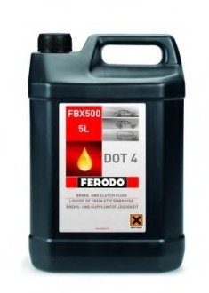 Тормозная жидкость Synthetic DOT4 5L 1ящ.=4шт. FE 5L Ferodo FBX500
