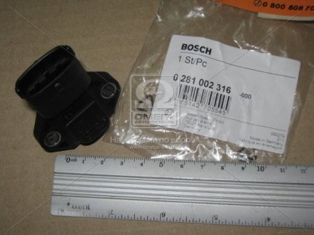 Датчик, давление наддува; Датчик, давление наддува Bosch 0 281 002 316