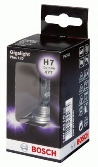 Автомобильная лампа H7 Gigalight Plus 120 12V W-V Bosch 1 987 301 170