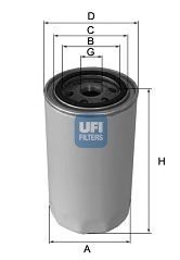 Гидрофильтр, автоматическая коробка передач UFI 80.059.00