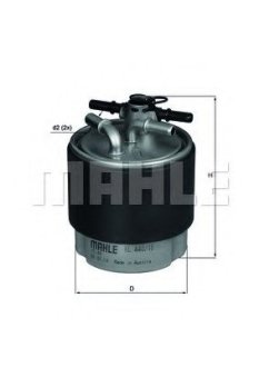Фильтр топливный двигателя Filter MAHLE KL 440/18 (фото 1)