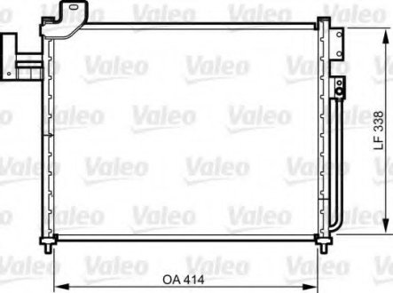 Радиатор кондиционера VL VALEO 814316 (фото 1)