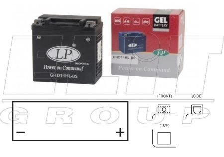 Мотоакумулятор LP GEL LP BATTERY MG GHD14HL-BS (фото 1)