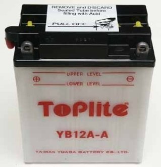 Мотоакумулятор TOPLITE YB12A-A