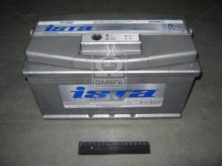 Акумулятор 100Ah-12v Standard зал. Євро (352х175х)190), R, EN 800 Ista 6СТ-100A1Е (фото 1)