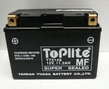 Мотоакумулятор TOPLITE TTZ14S