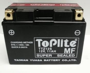 Мотоакумулятор TOPLITE TTZ12S (фото 1)