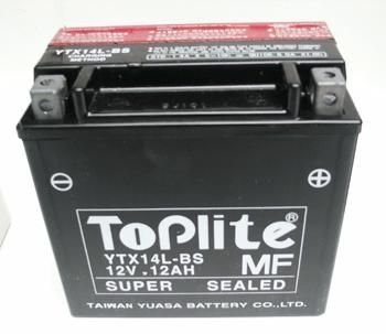 Мотоакумулятор TOPLITE YTX14L-BS (фото 1)