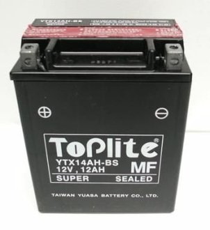 Мотоакумулятор TOPLITE YTX14AH-BS (фото 1)