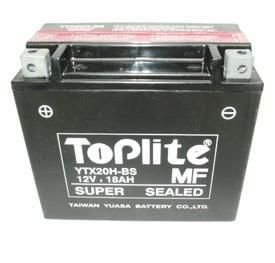 Мотоакумулятор TOPLITE YTX20H-BS (фото 1)