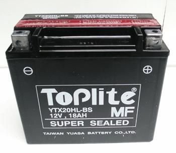 Мотоакумулятор TOPLITE YTX20HL-BS (фото 1)