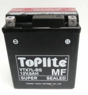Мотоакумулятор TOPLITE YTX7L-BS (фото 1)