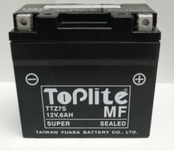 Мотоакумулятор TOPLITE TTZ7S (фото 1)