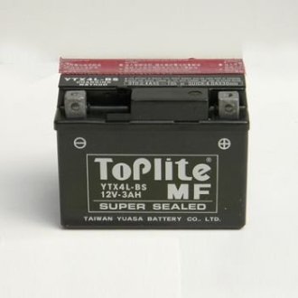 Мотоакумулятор TOPLITE YTX4L-BS (фото 1)